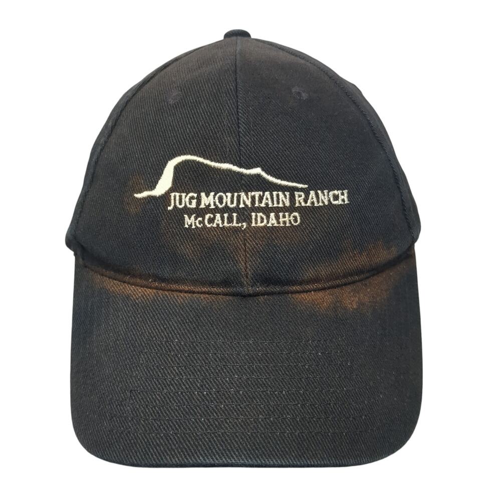 Jug Mountain Ranch McCall Idaho Baseball Cap Black One Size Adjustable Cali Fame